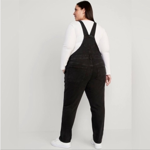 NWT! Black O.G. Straight Black Ripped Jean Overalls  - Multiple💛💎 - Picture 9 of 13